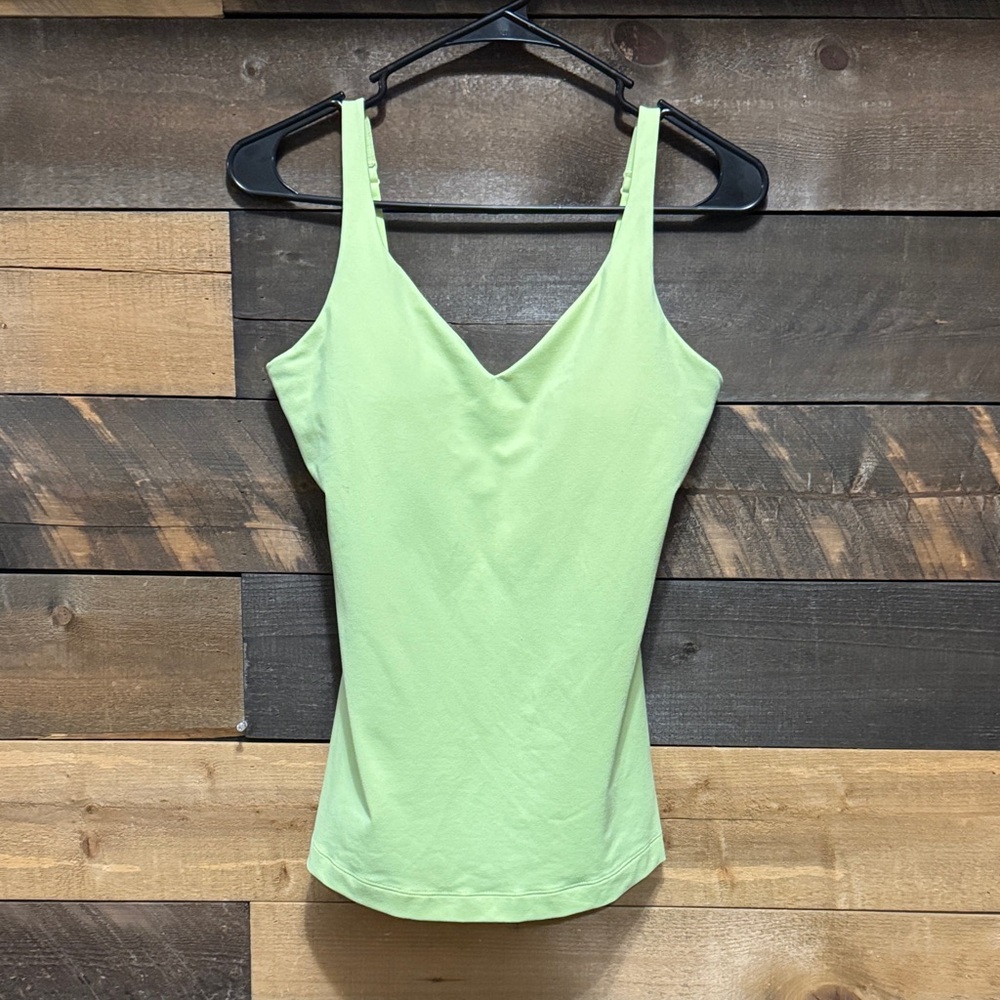Under Armour Light Lime V-Neck Tank Top
